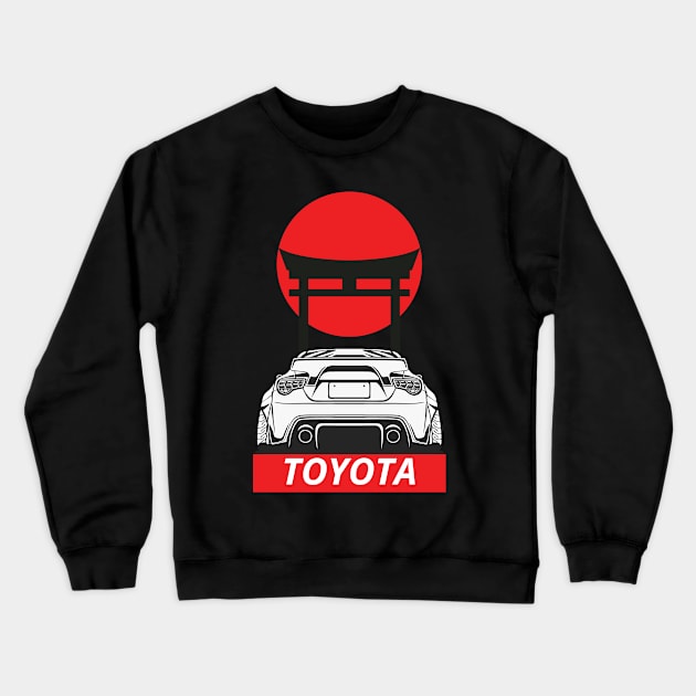 Toyota 86 Crewneck Sweatshirt by artoriaa